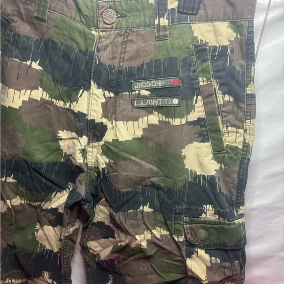Men’s vintage JNCO LA unit camo shorts